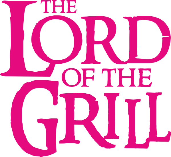 Potisk LORD OF THE GRILL Barva: neon pink, Velikost motivu: 8 cm