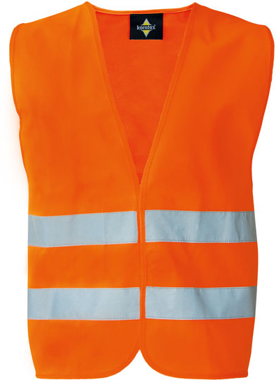 Reflexní vesta KXX217 Barva: oranžová, Velikost: 2XL