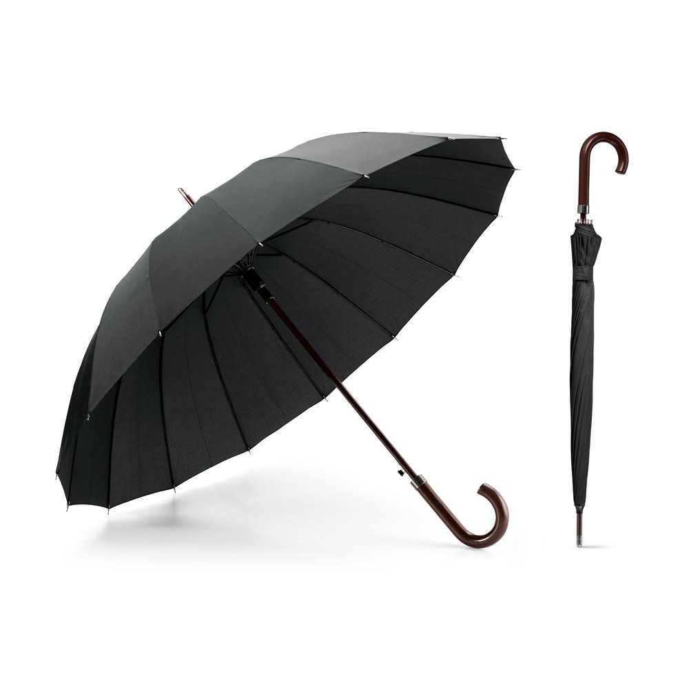 STRICKER Deštník s 16 panely HEDI Barva: černá