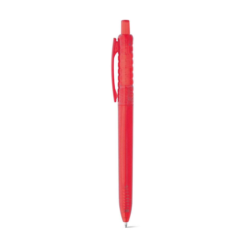 Kuličkové pero z recyklovaného rPET HYDRA Barva: červená