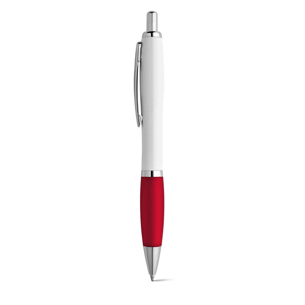 Kuličkové pero s kovovým klipem MOVE BK Barva: červená