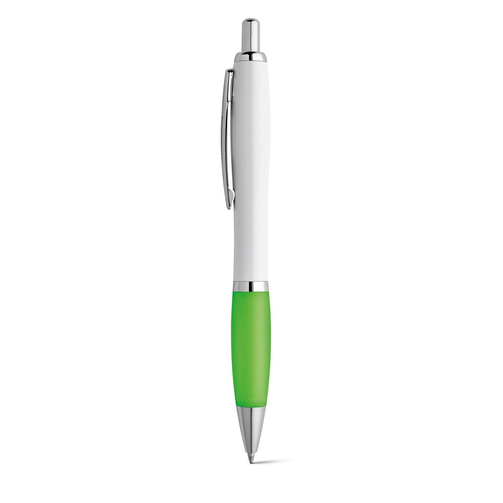 Kuličkové pero s kovovým klipem MOVE BK Barva: trávově zelená
