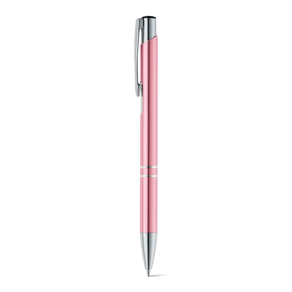 Hliníkové kuličkové pero BETA Barva: růžová