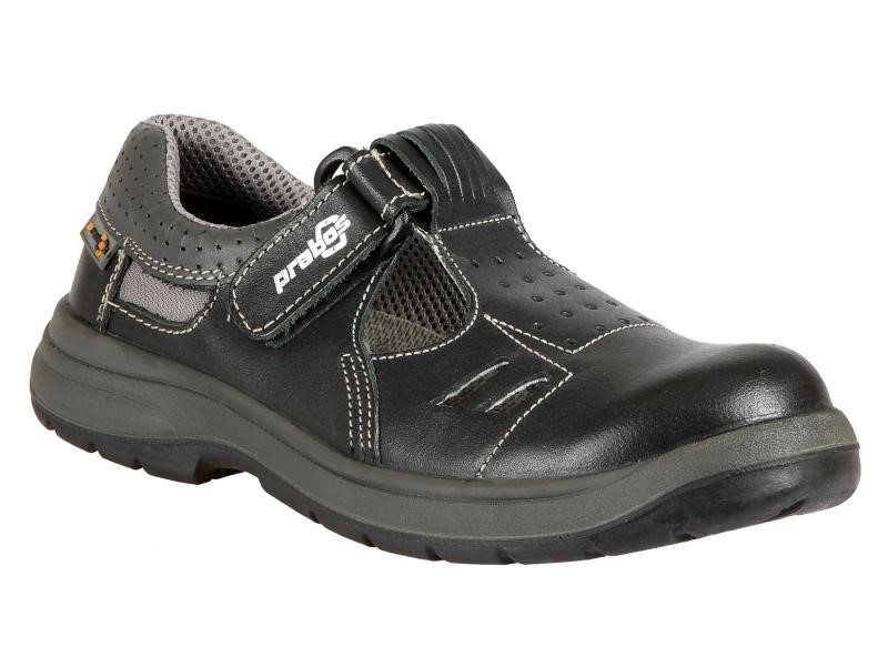 Pracovní sandál RICHARD O1 černá Barva: černá, Velikost: 39