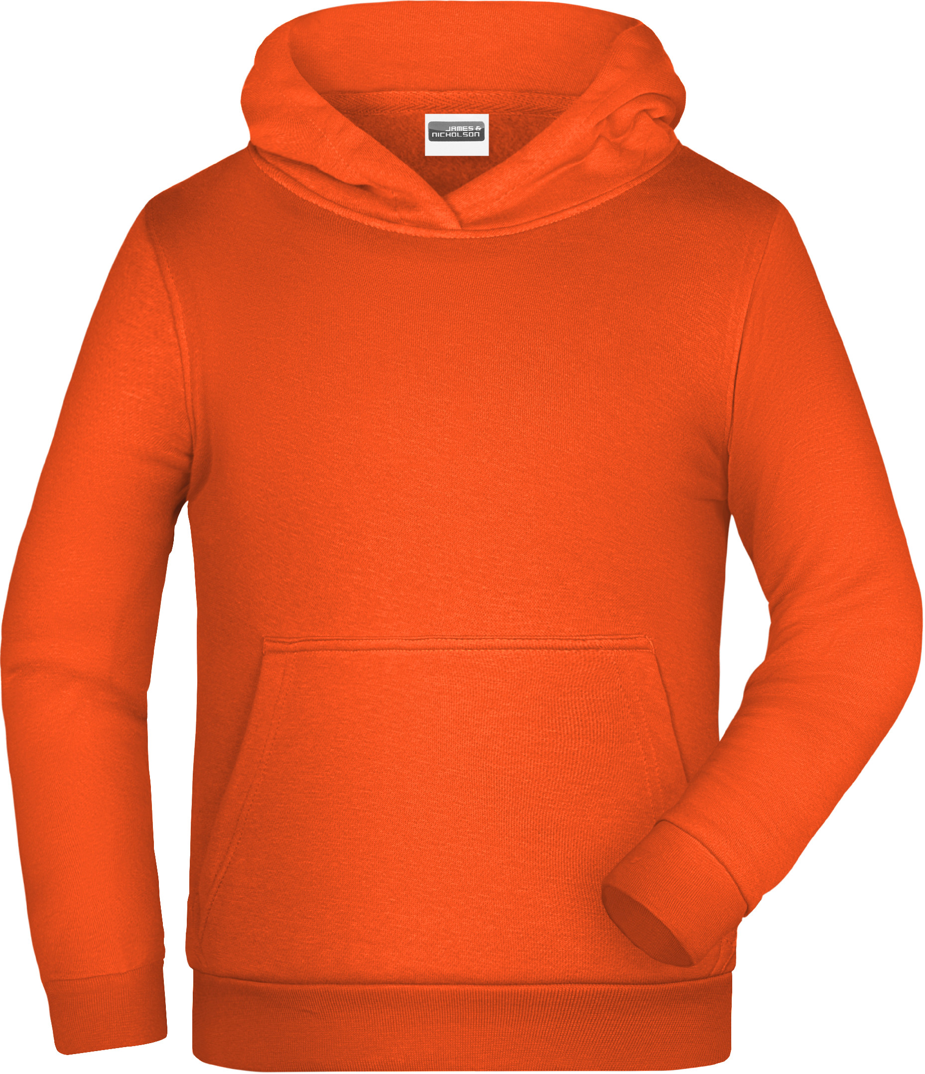 Dětská mikina s kapucí JN 796K Barva: oranžová, Velikost: L