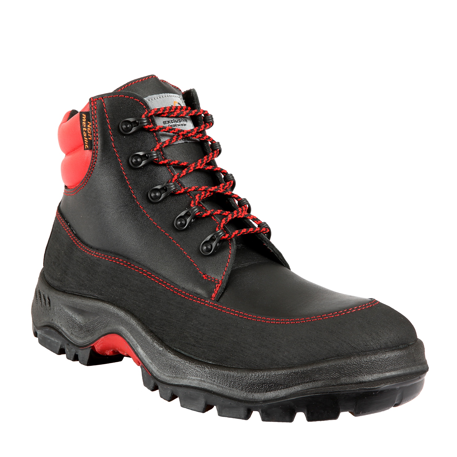 Bezpečností kotníková obuv S63605 Barva: černá, Velikost: 47