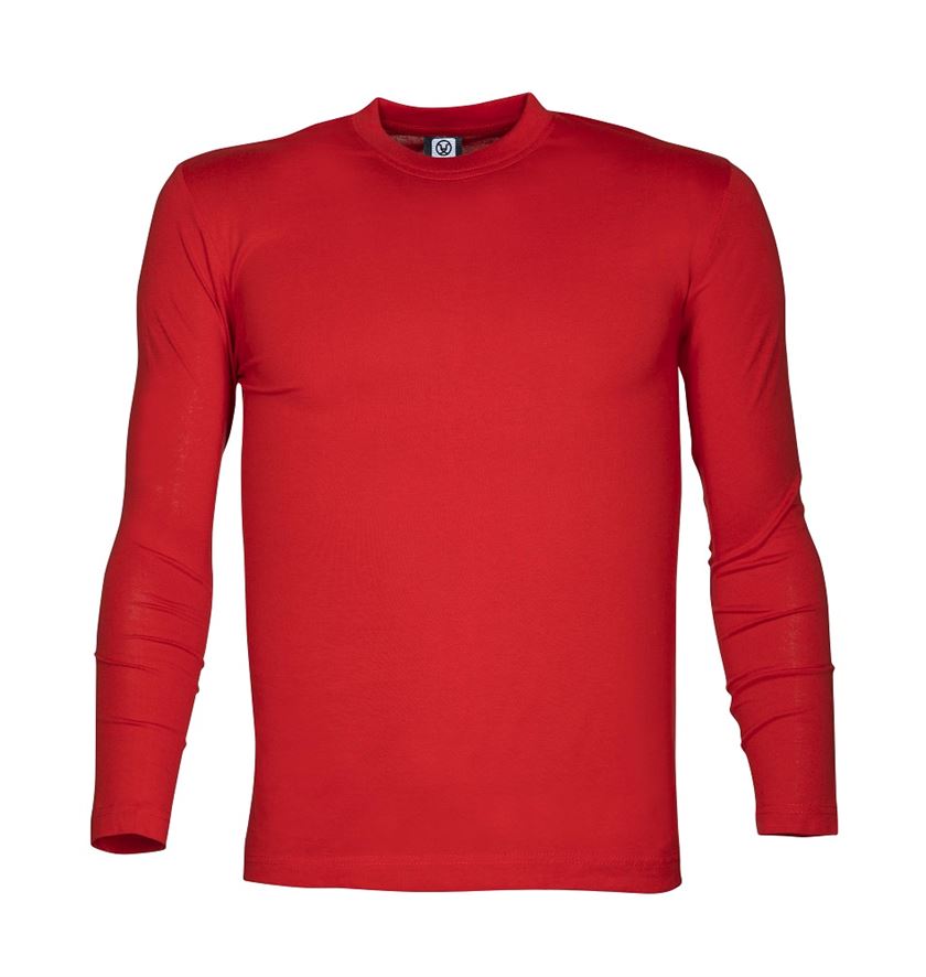 Tričko ARDON®CUBA s dlouhým rukávem Barva: červená, Velikost: XL