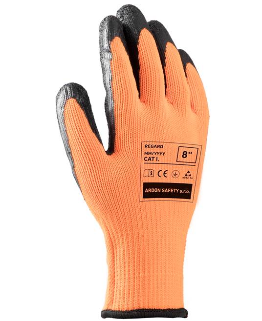 Zimní rukavice ARDONSAFETY/REGARD Barva: oranžová, Velikost: 8