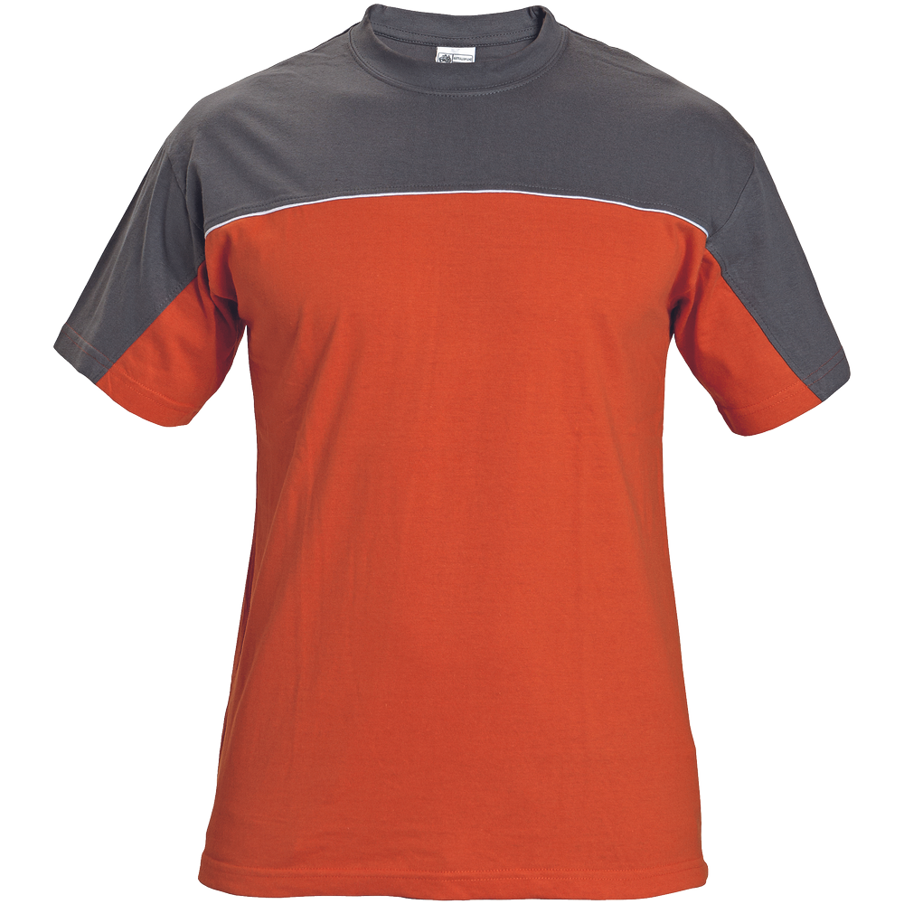 Pánské tričko DESMAN Barva: oranžová-šedá, Velikost: S