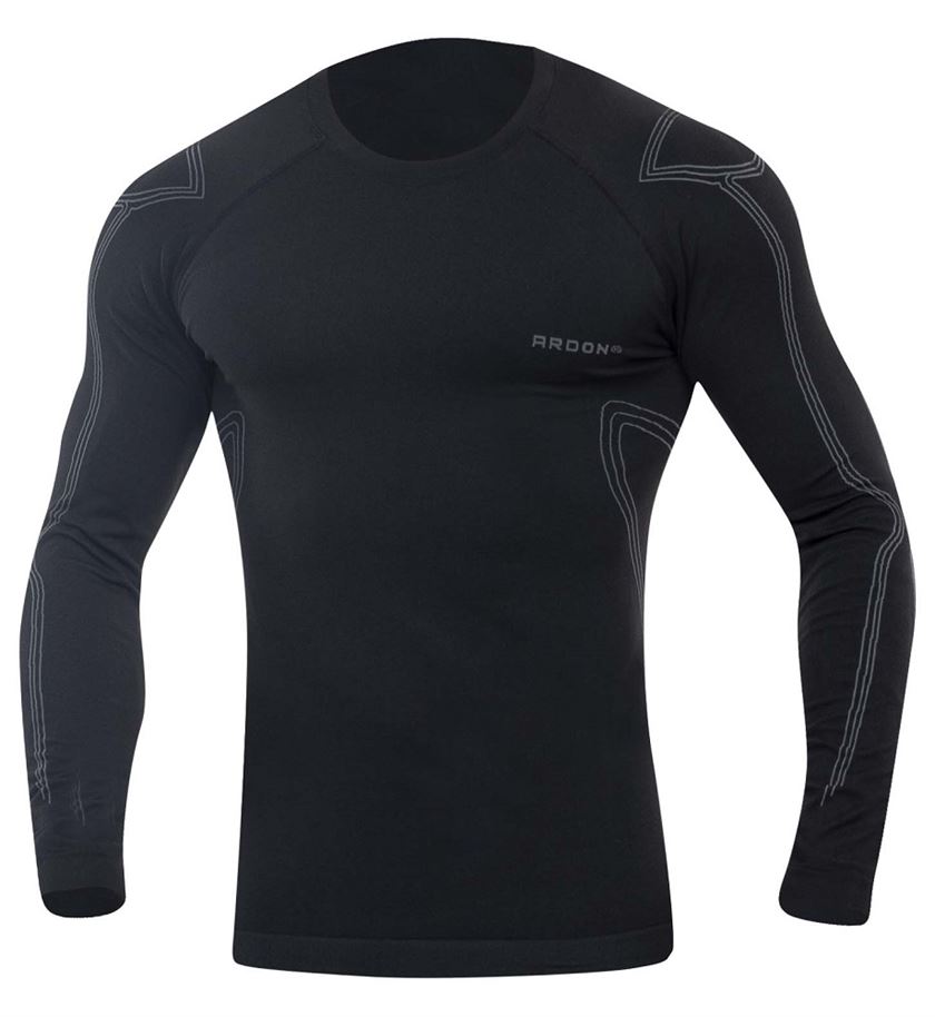 Funkční tričko s dlouhým rukávem ARDON®LYTANIX Barva: černá-šedá, Velikost: M