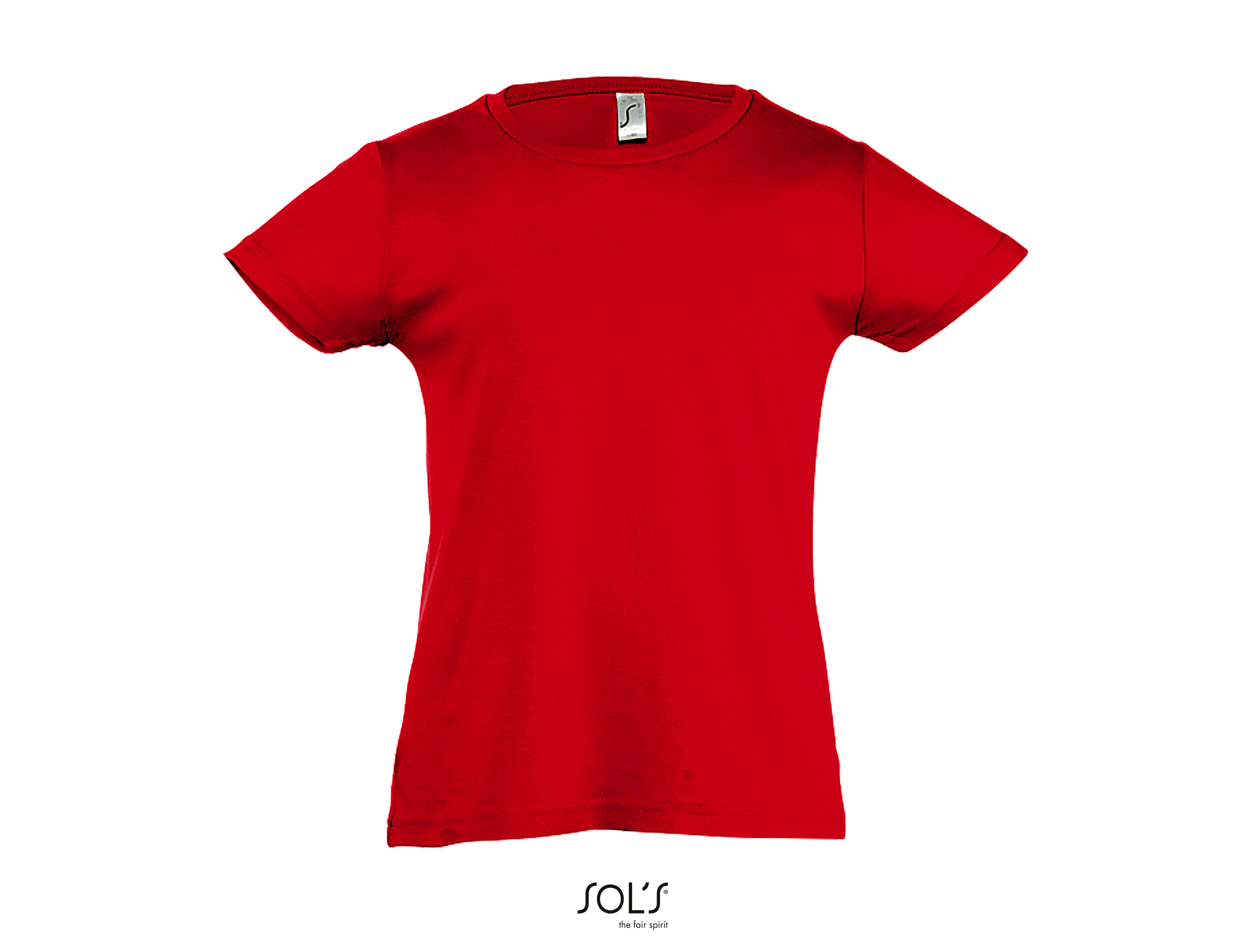 Dívčí triko Cherry SOL'S Barva: červená, Velikost: 9-10 let