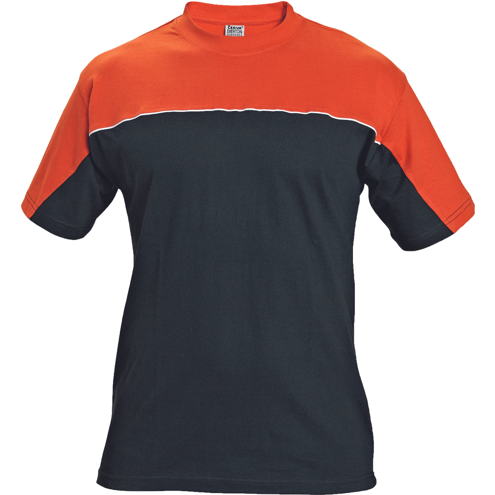 EMERTON tričko Barva: černá-oranžová, Velikost: XL