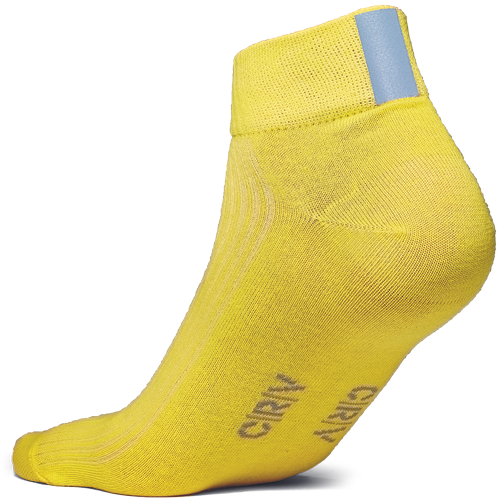 Kotníkové ponožky ENIF Barva: žlutá, Velikost: 37