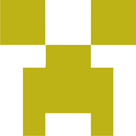 Potisk MINECRAFT 3 Barva: zlatá, Velikost motivu: 8 cm