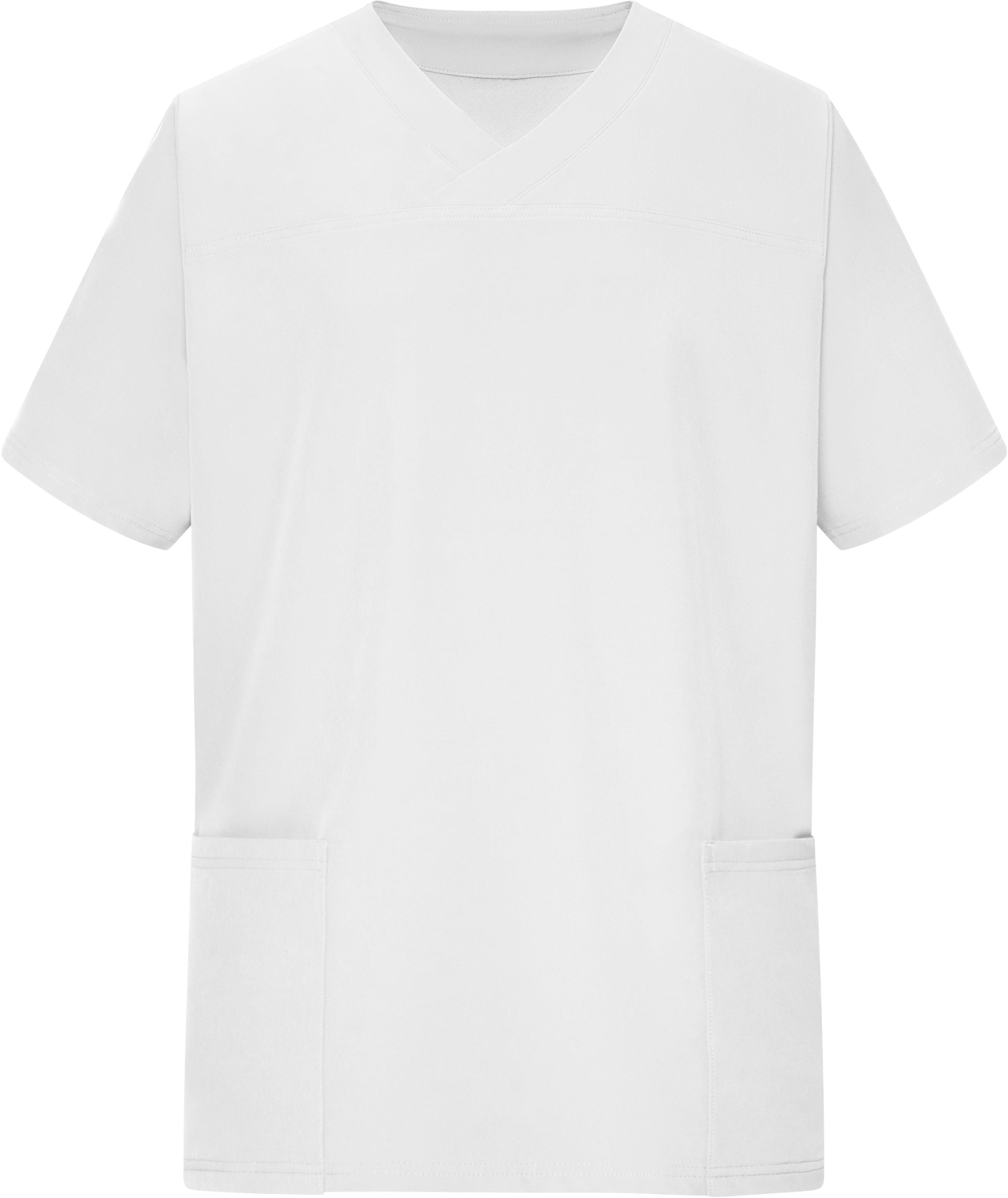 Pánská elastická tunika s výstřihem do V JN 3104 Barva: bílá, Velikost: XL