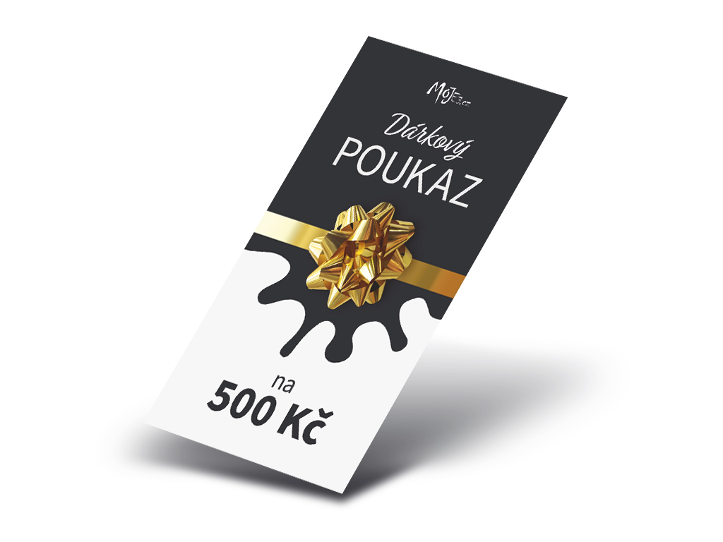 Dárkový poukaz v hodnotě 500 Kč