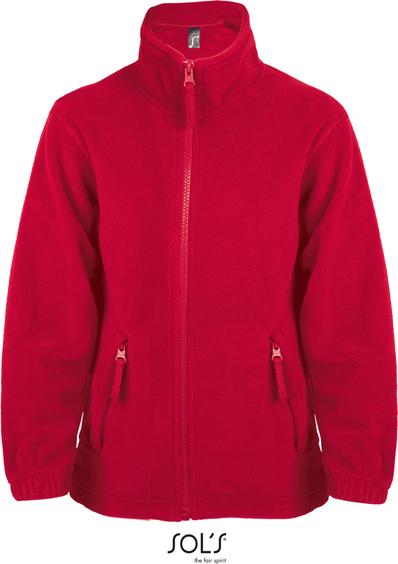 Dětská fleecová bunda North Kids Barva: červená, Velikost: 3-4 roky