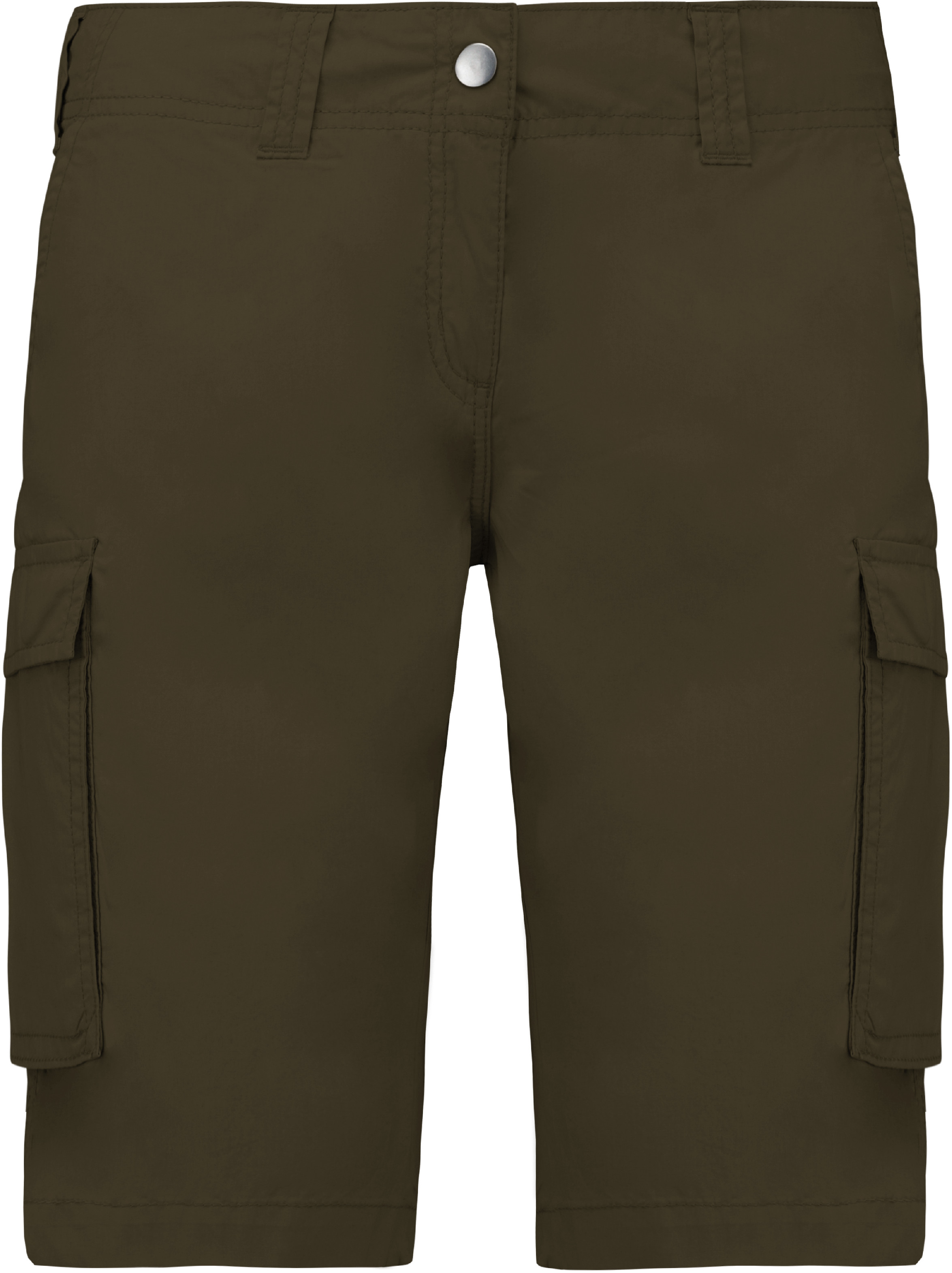 Dámské šortky s kapsami - Bermudy K756 Barva: khaki, Velikost: 34
