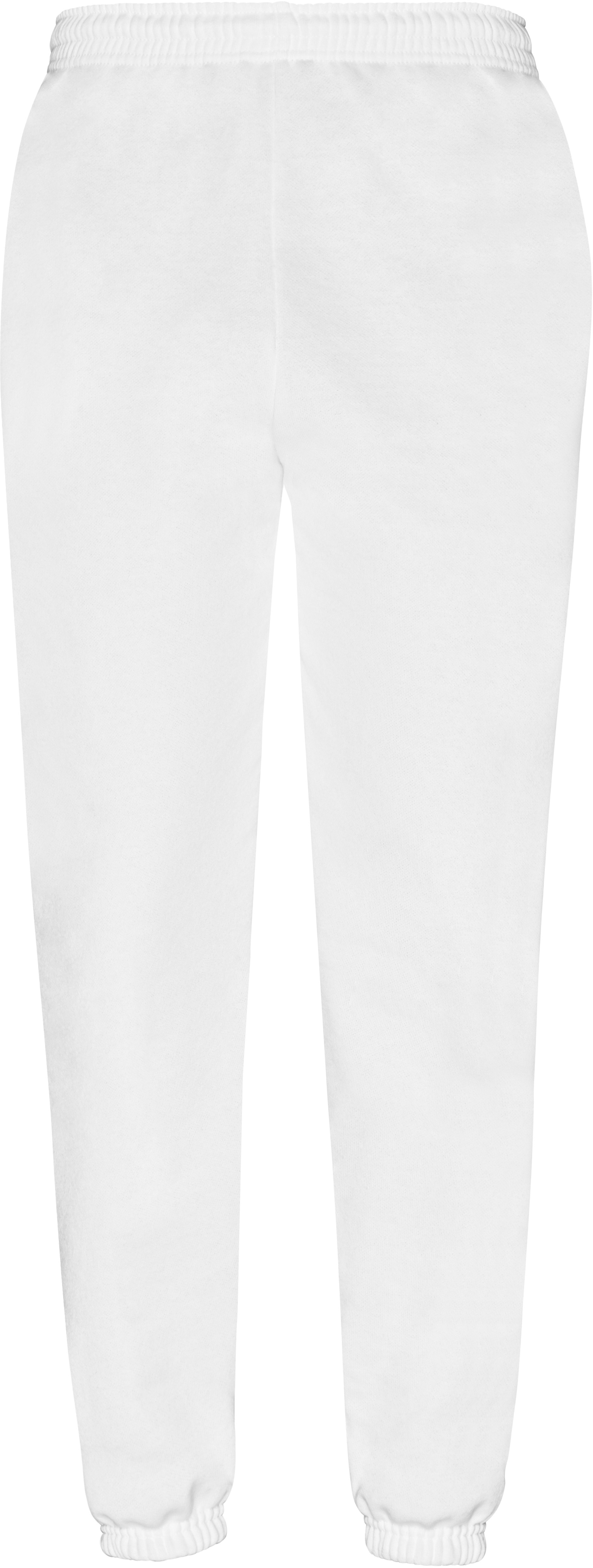 Pánské tepláky Classic Elasticated Cuff Jog Pants 64026 Barva: bílá, Velikost: XL