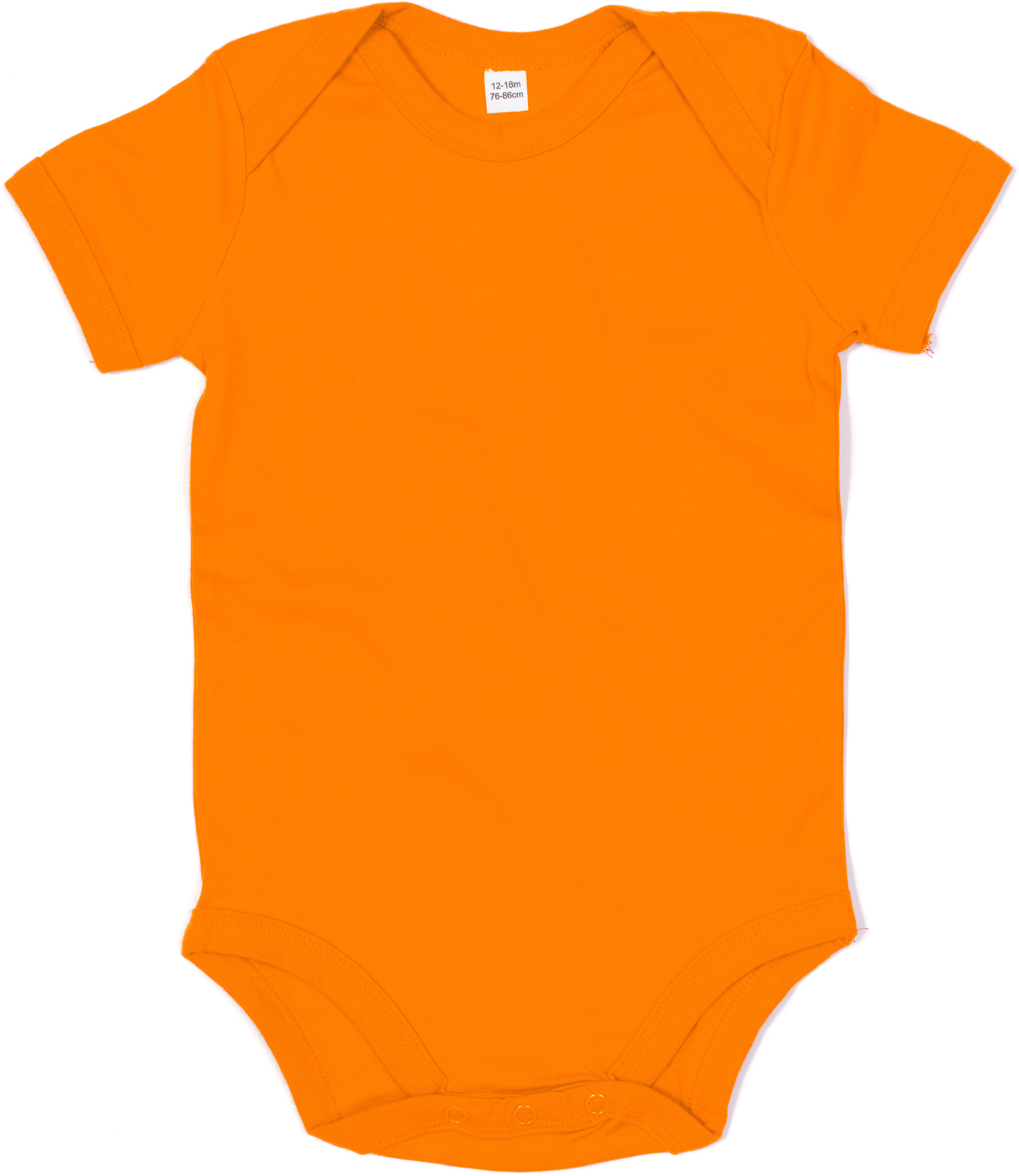 Dětské body BZ10 Barva: oranžová, Velikost: 3-6 měsíců