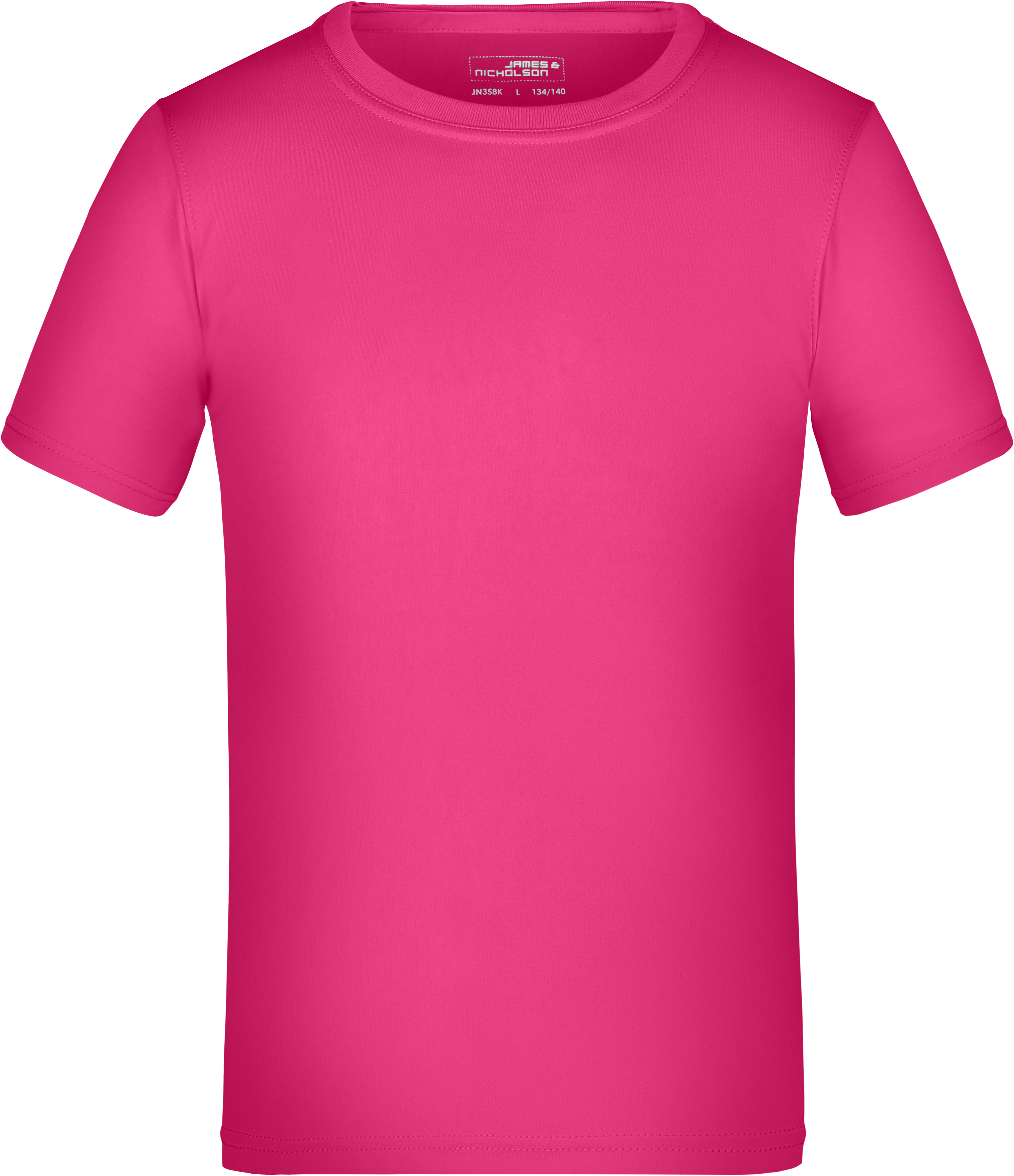 Dětské žerzejové sportovní tričko JN 358K Barva: růžová, Velikost: L