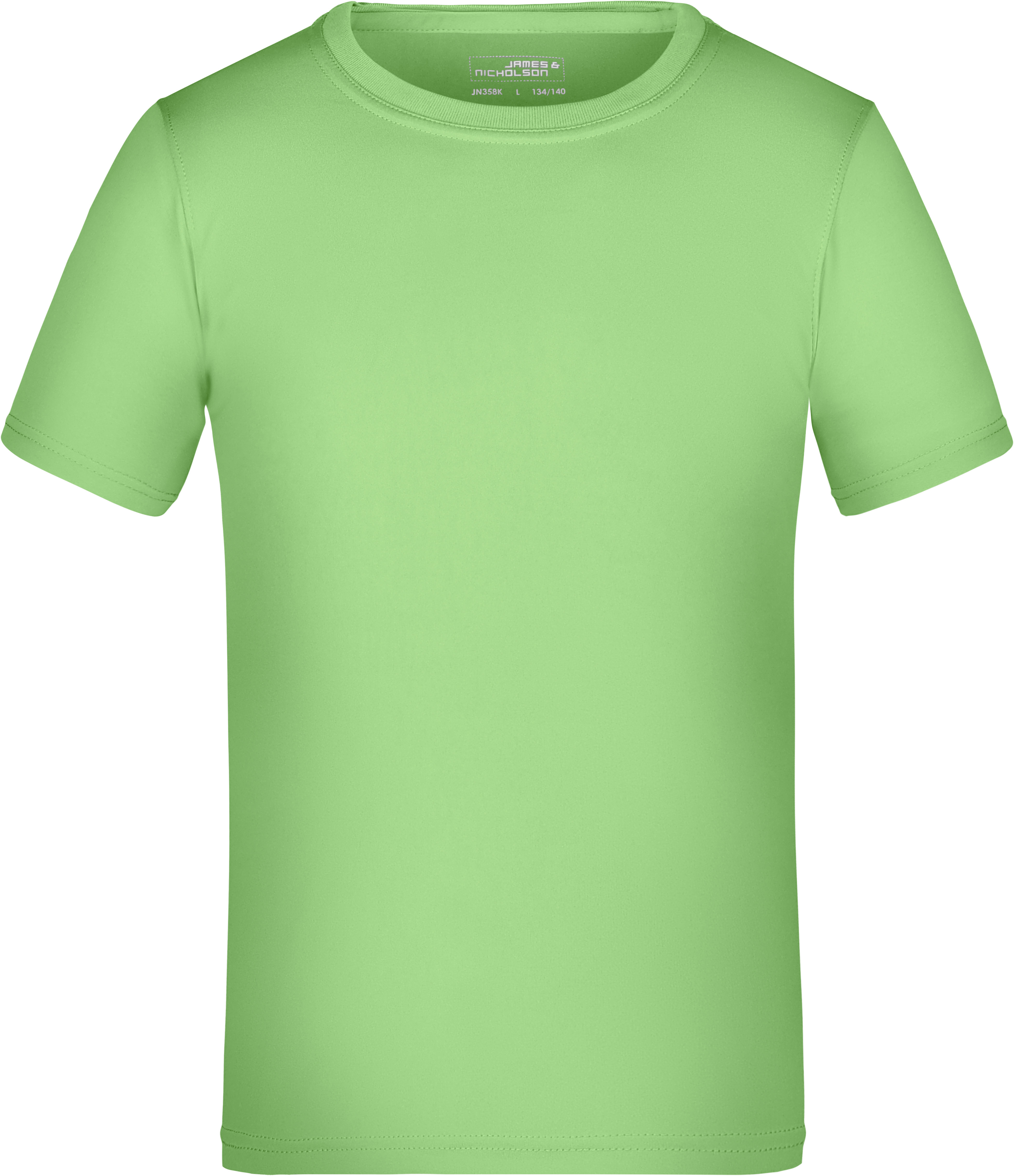 Dětské žerzejové sportovní tričko JN 358K Barva: limetková, Velikost: XL