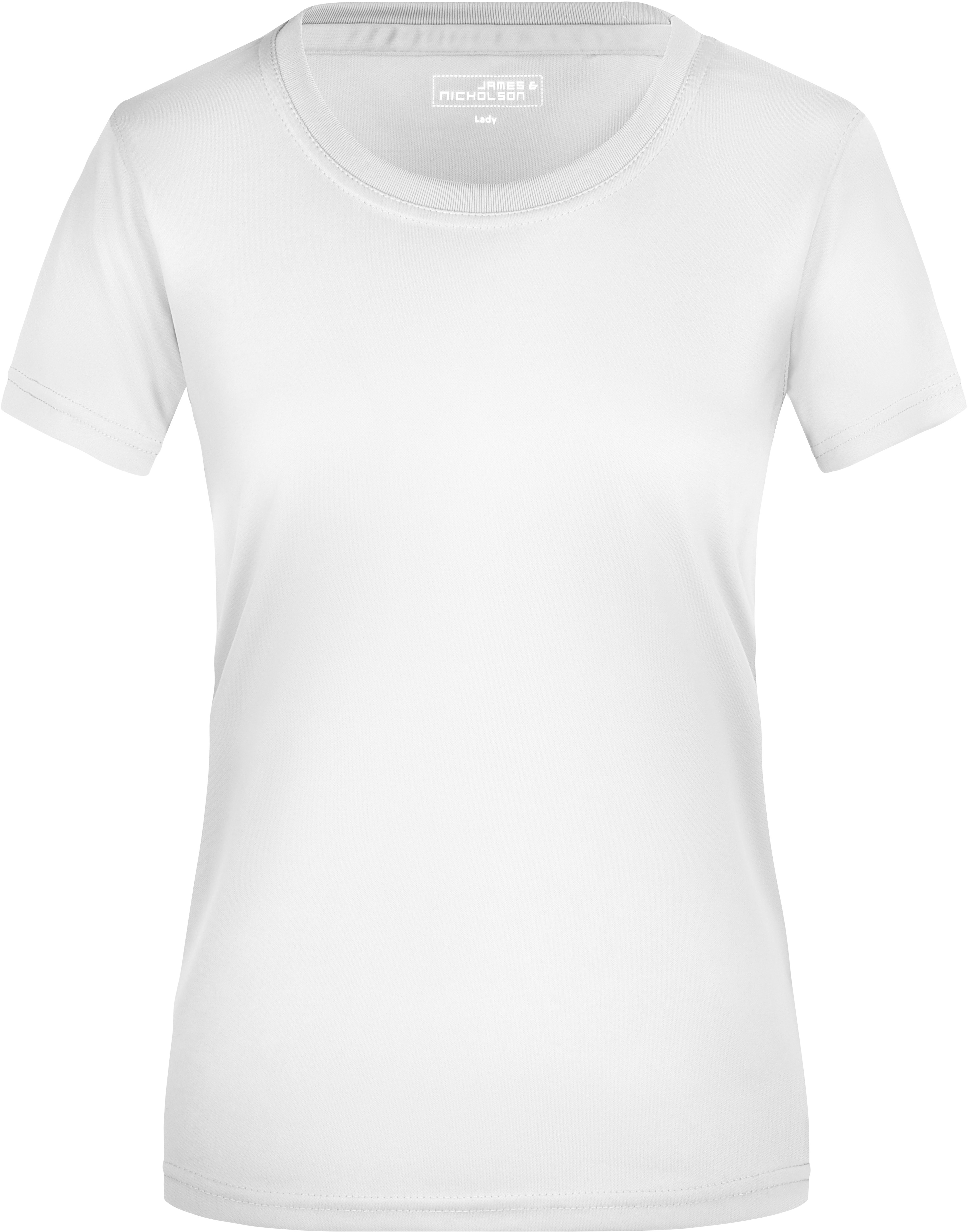 Dámské žerzejové sportovní tričko JN 357 Barva: bílá, Velikost: XL