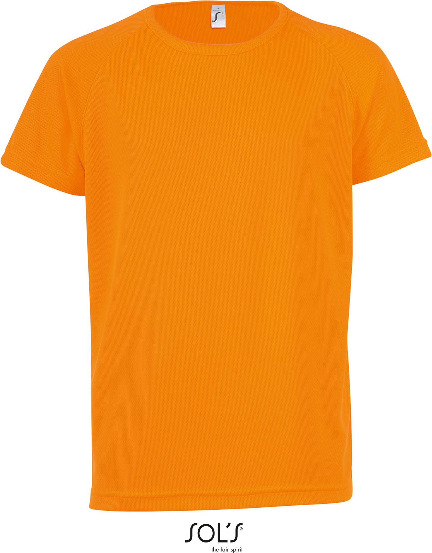 Dětské raglánové sportovní tričko Sporty Kids Barva: neon orange, Velikost: 5-6 let