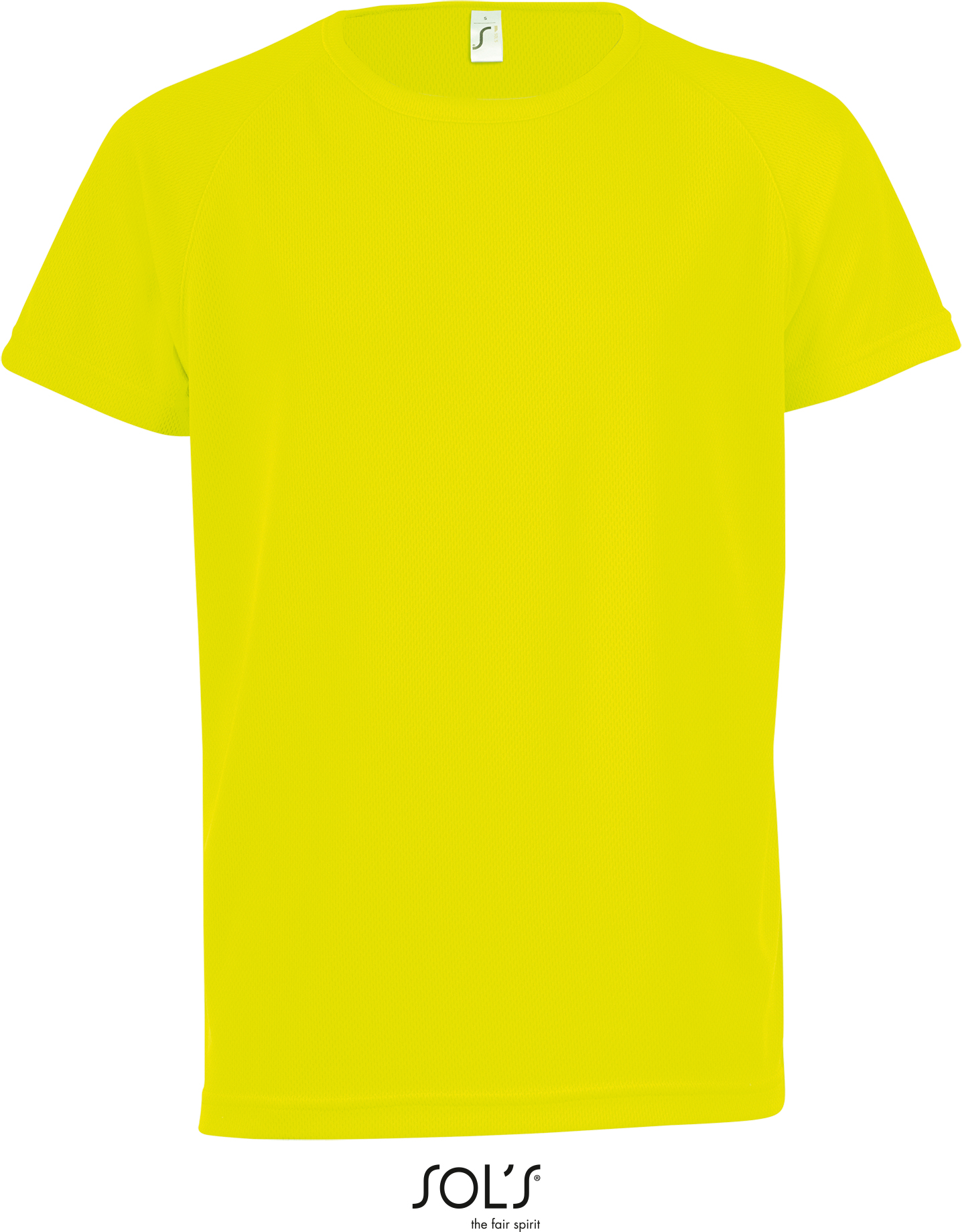 Dětské raglánové sportovní tričko Sporty Kids Barva: neon yellow, Velikost: 5-6 let