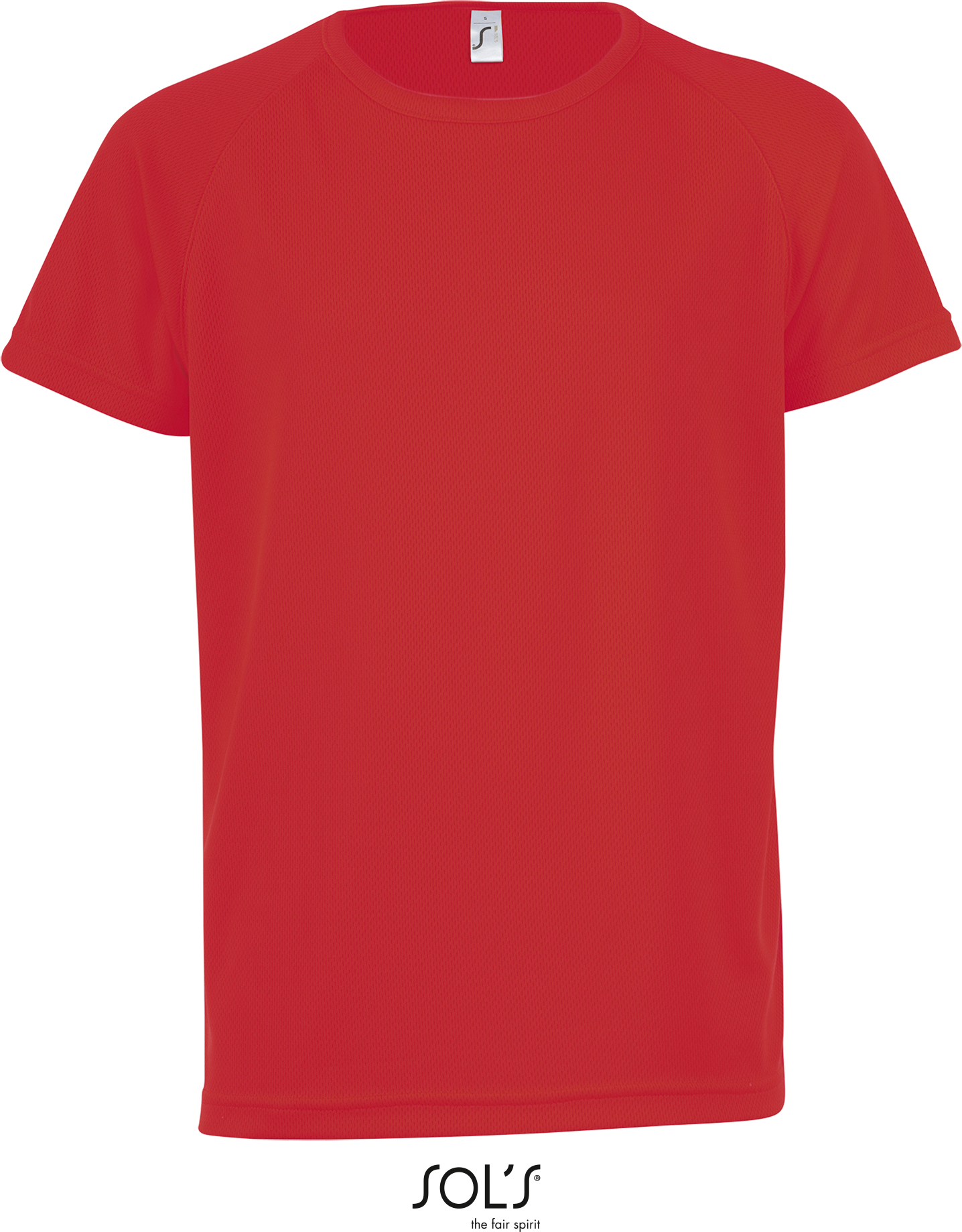 Dětské raglánové sportovní tričko Sporty Kids Barva: červená, Velikost: 7-8 let