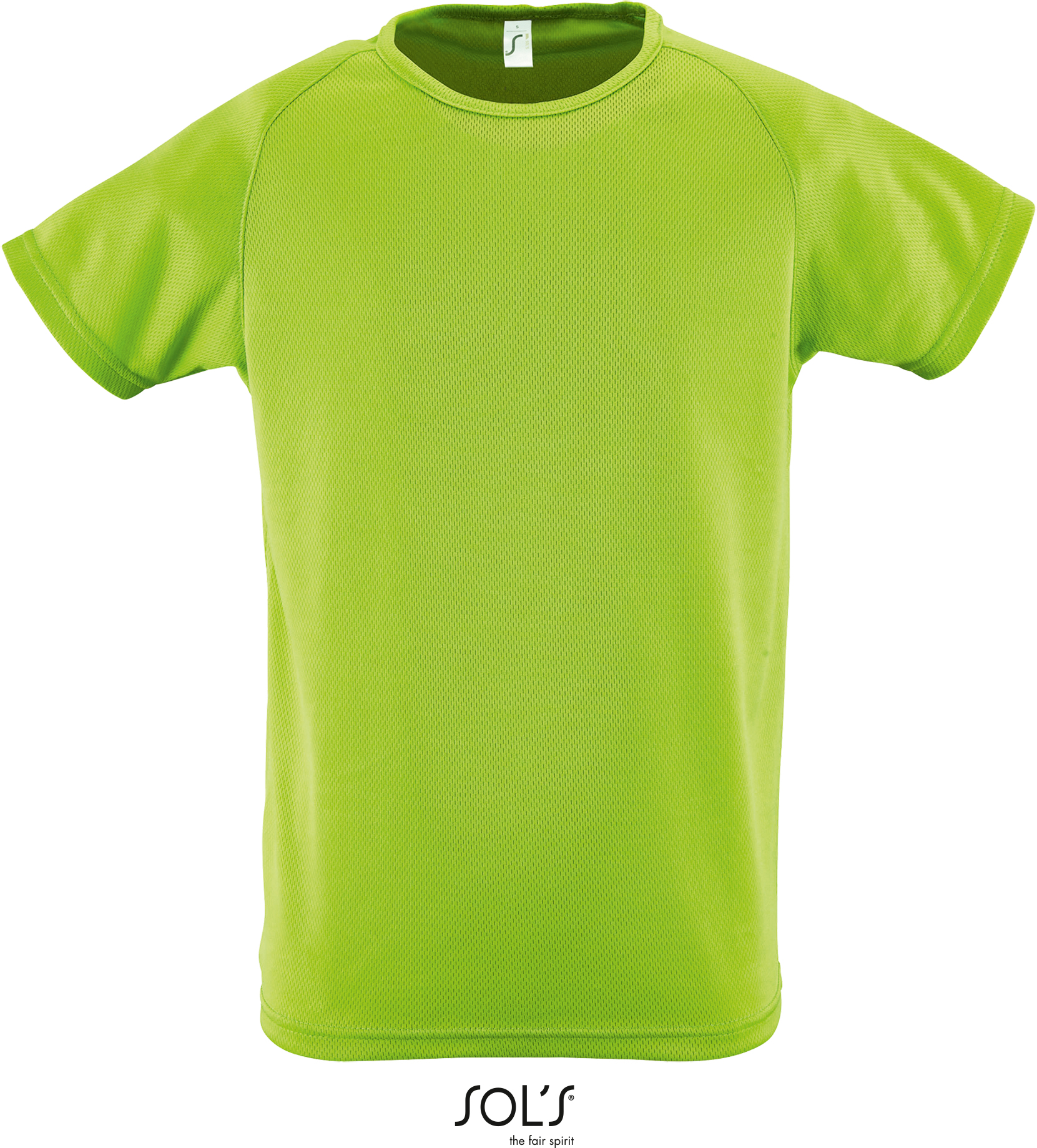 Dětské raglánové sportovní tričko Sporty Kids Barva: apple green, Velikost: 7-8 let