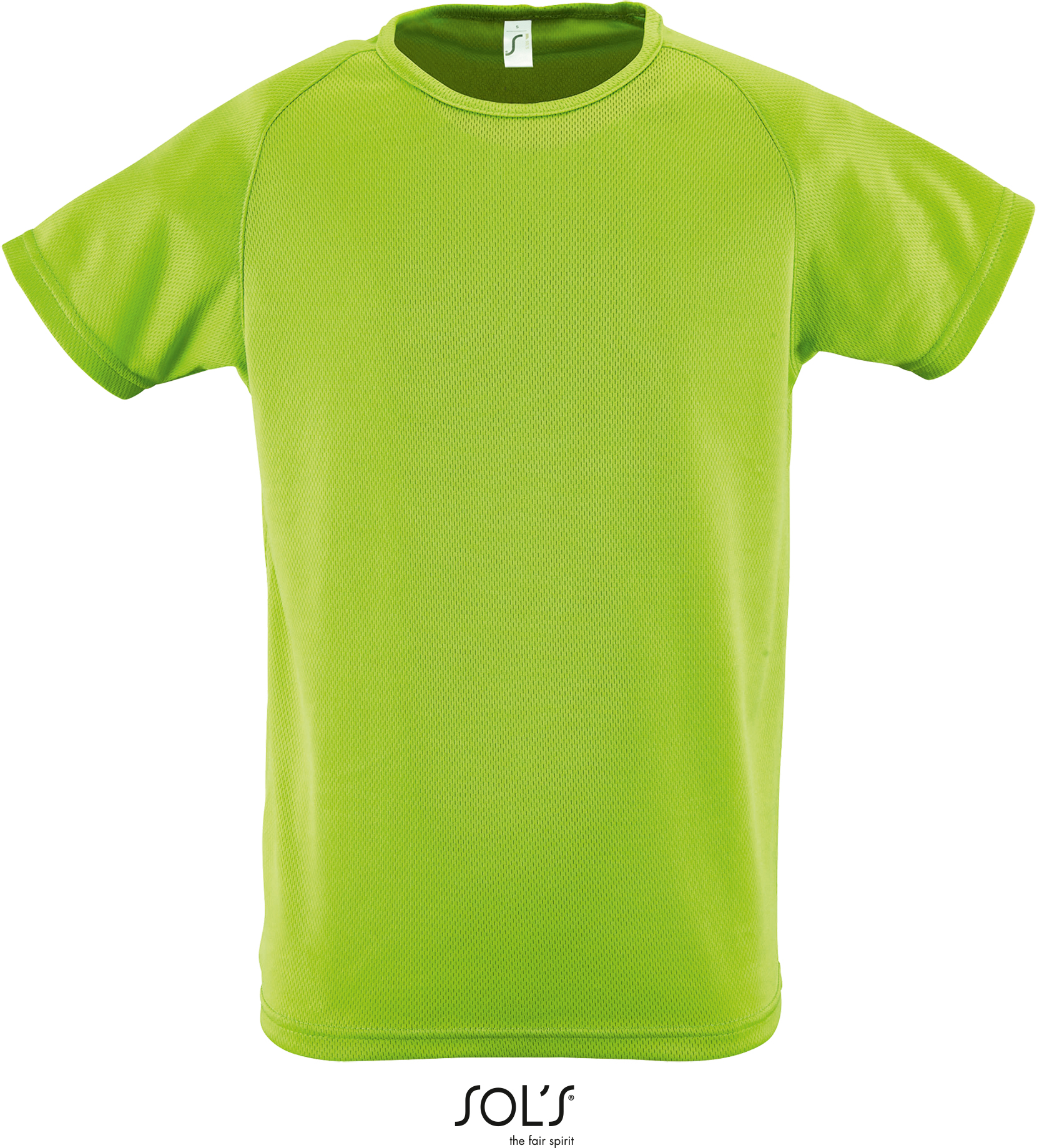 Dětské raglánové sportovní tričko Sporty Kids Barva: apple green, Velikost: 9-10 let