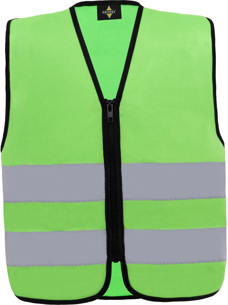 Dětská bezpečnostní vesta KWRX Aalborg Barva: neon green, Velikost: XS