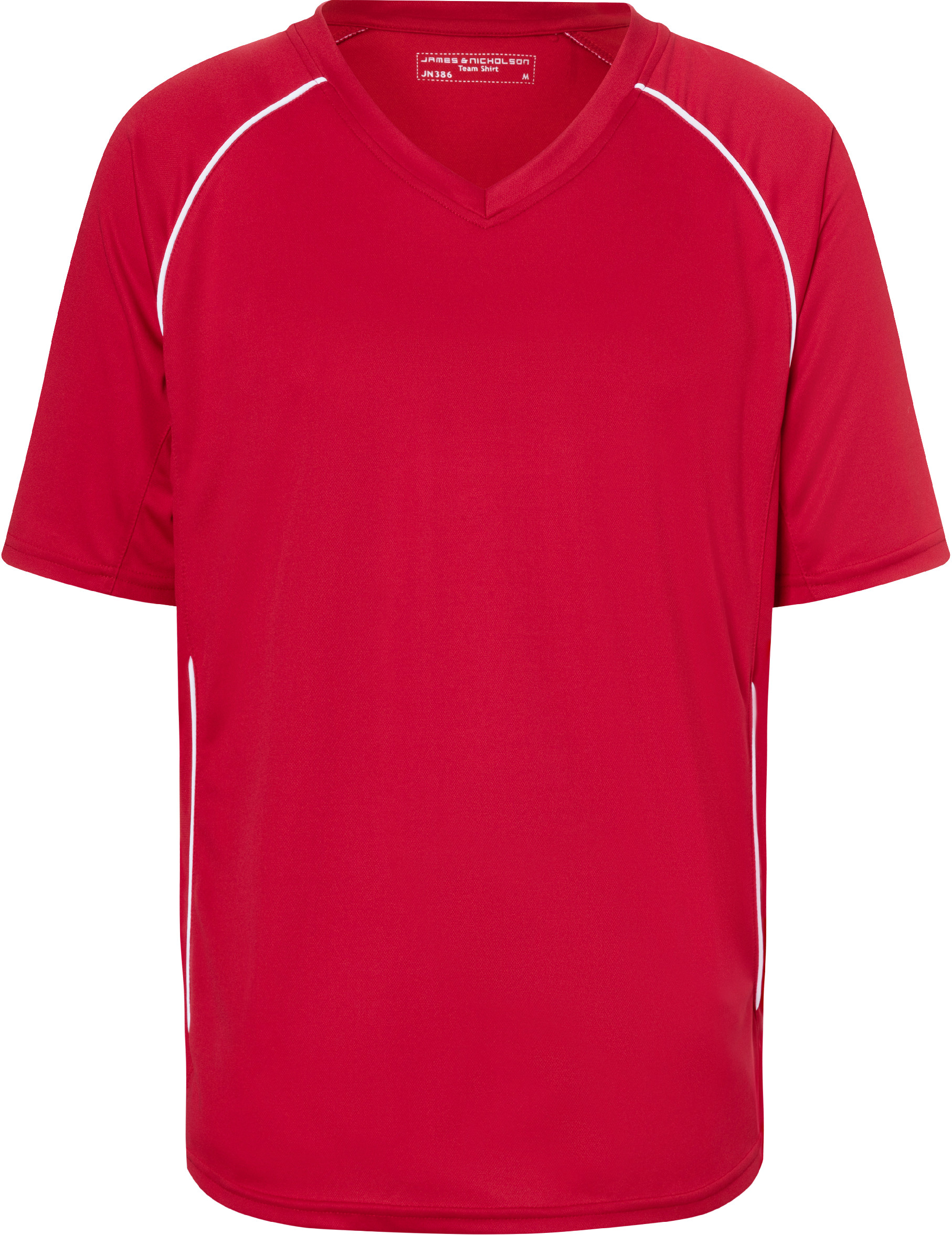 Týmové tričko JN 386 Barva: červená-bílá, Velikost: L