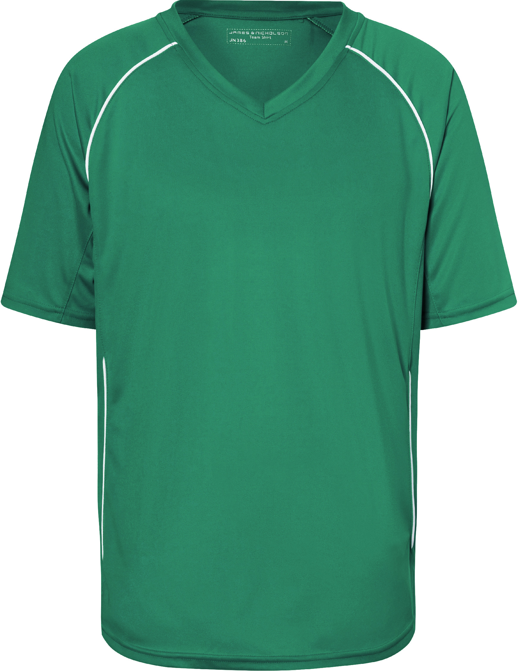 Týmové tričko JN 386 Barva: zelená-bílá, Velikost: L