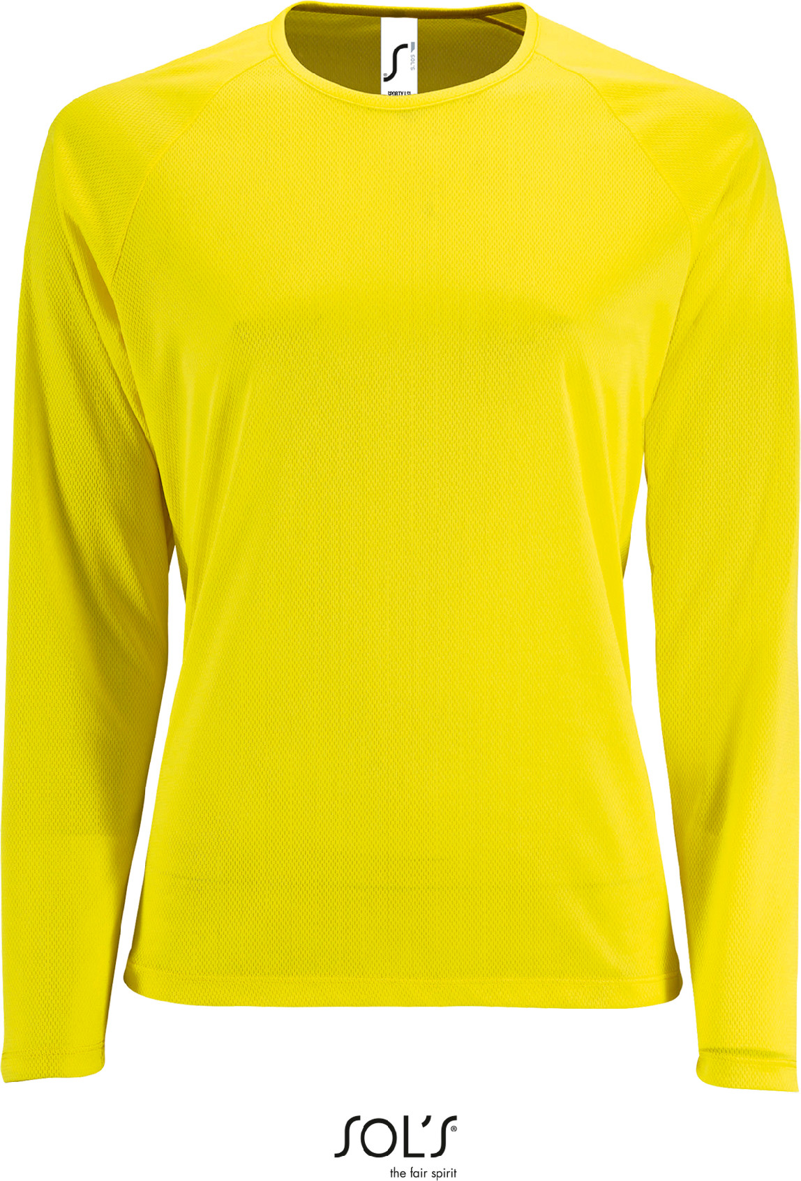 Dámské sportovní tričko Sporty LSL Women Barva: neon yellow, Velikost: XS