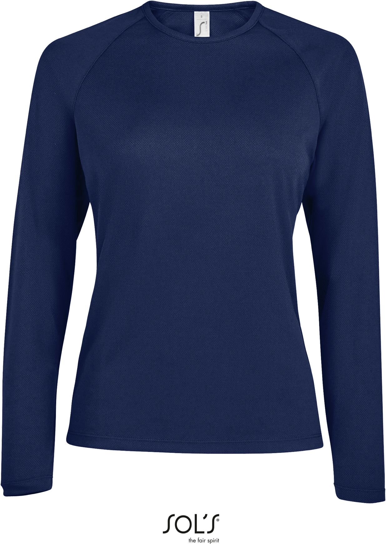Dámské sportovní tričko Sporty LSL Women Barva: námořní modrá, Velikost: XS