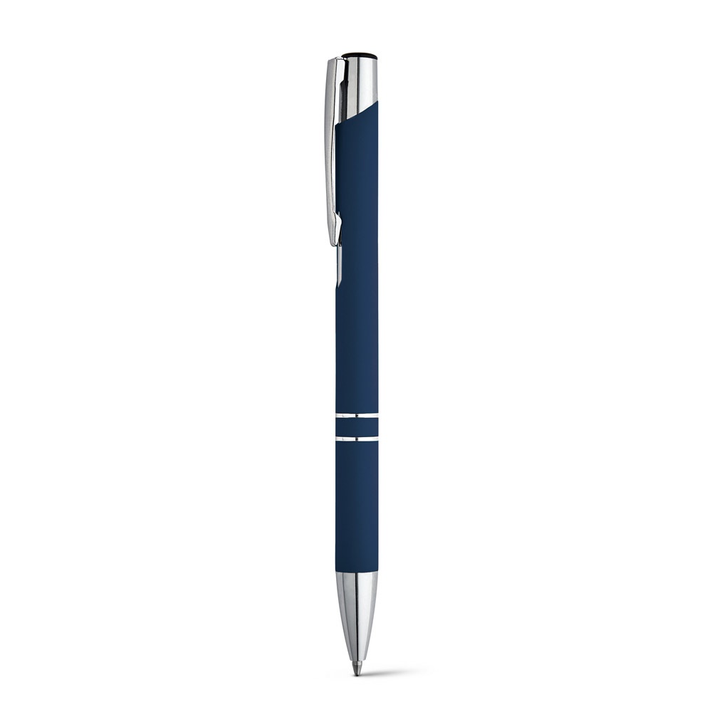 Hliníkové kuličkové pero BETA SOFT Barva: modrá