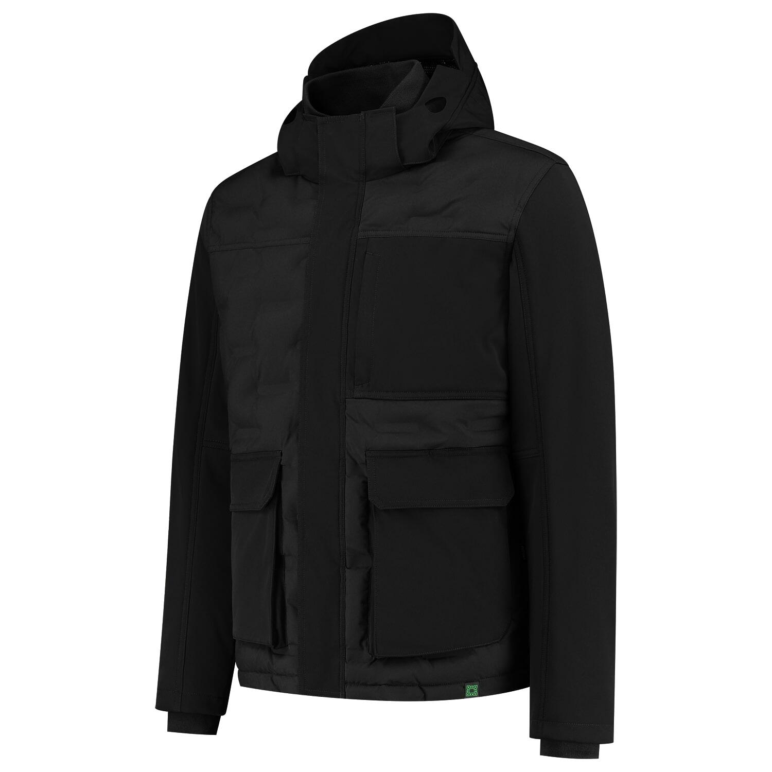 Puffer Jacket Rewear Bunda unisex Barva: černá, Velikost: XL