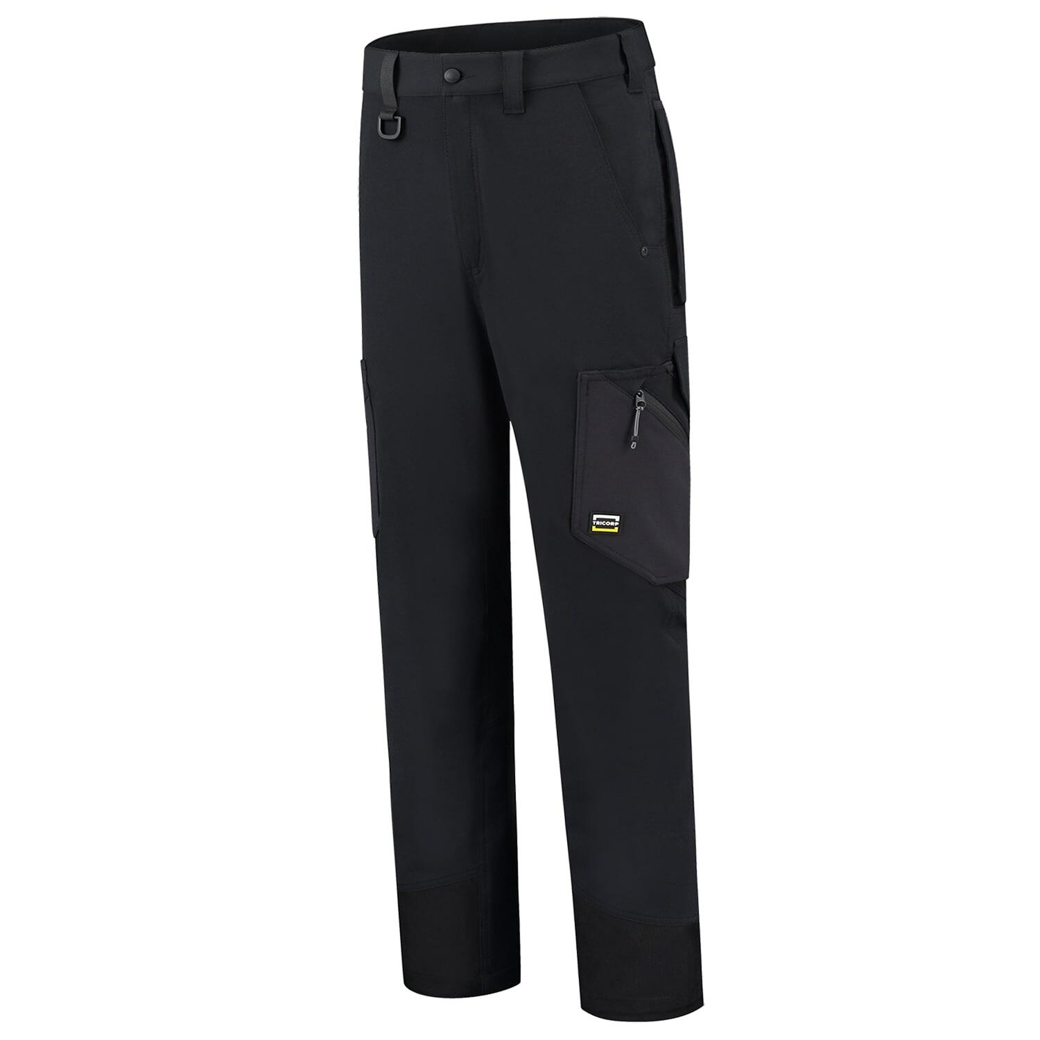 Work Trousers 4-way Stretch Pracovní kalhoty unisex Barva: černá, Velikost: 54