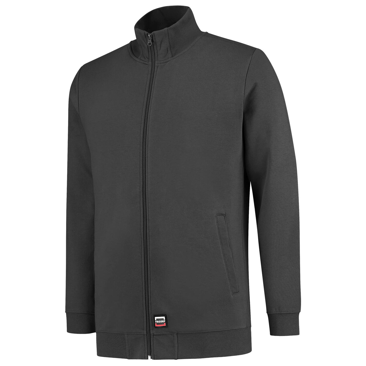 Sweat Jacket Washable 60 °C Mikina unisex Barva: tmavě šedá, Velikost: XL