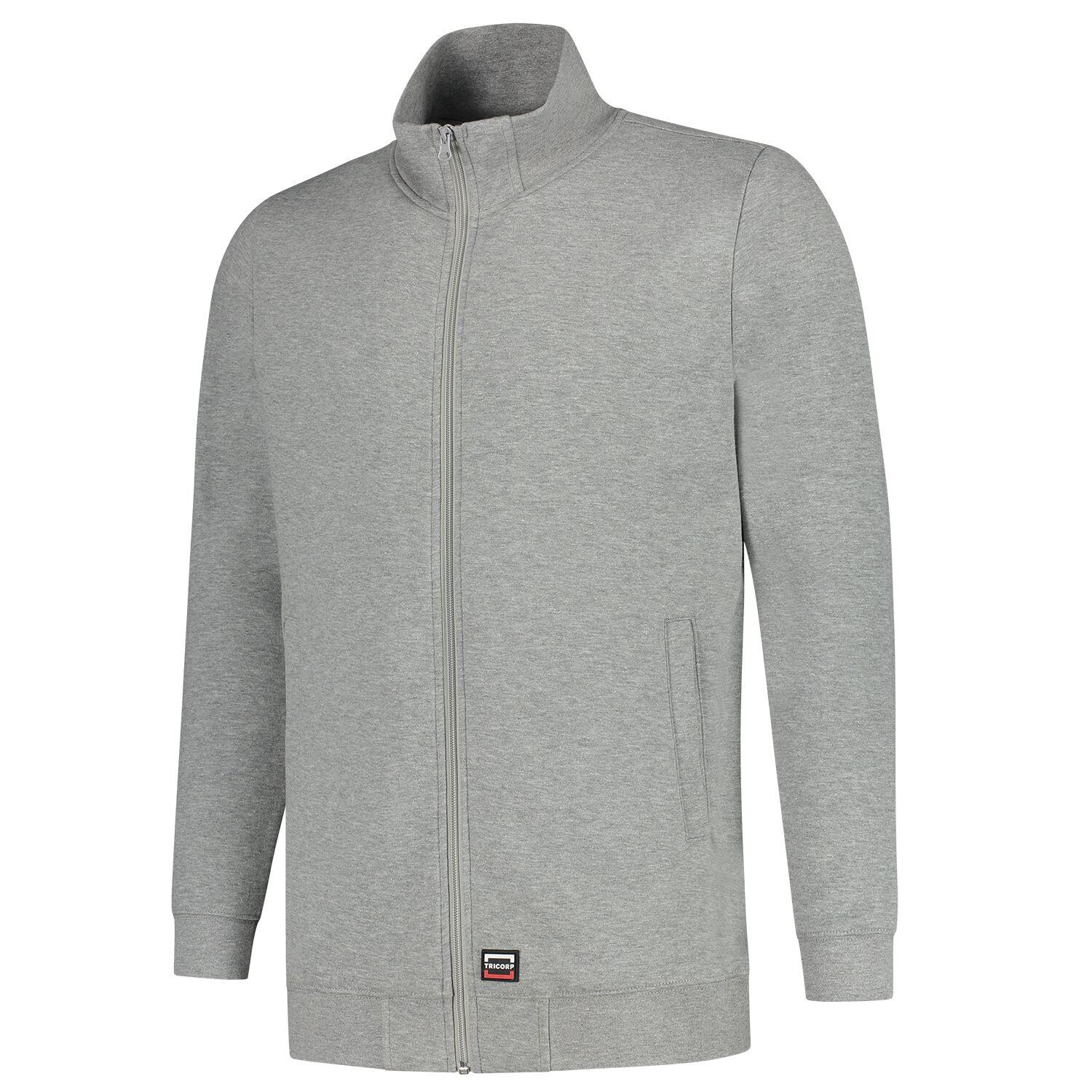 Sweat Jacket Washable 60 °C Mikina unisex Barva: šedý melír, Velikost: M