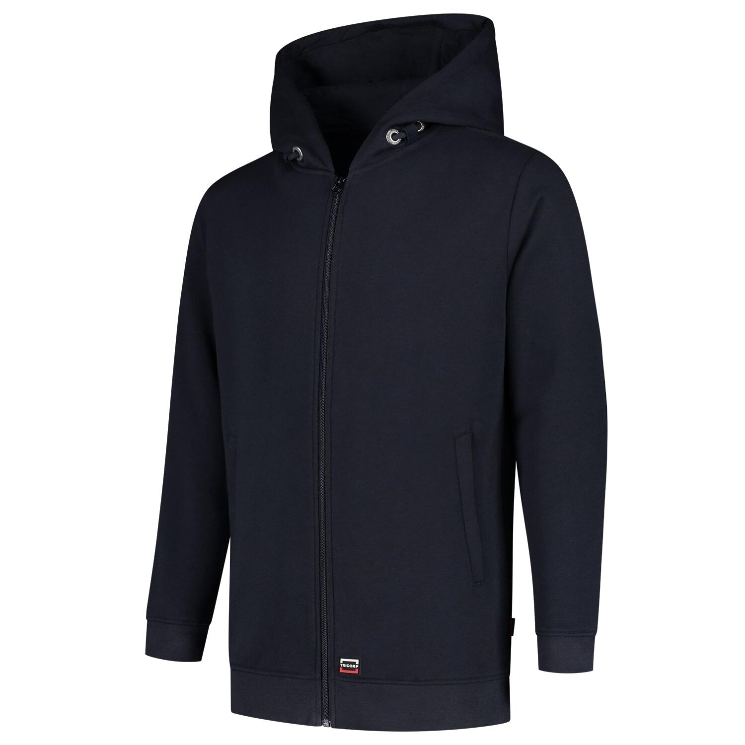 Hooded Sweat Jacket Washable 60°C Mikina unisex Barva: námořní modrá, Velikost: XL