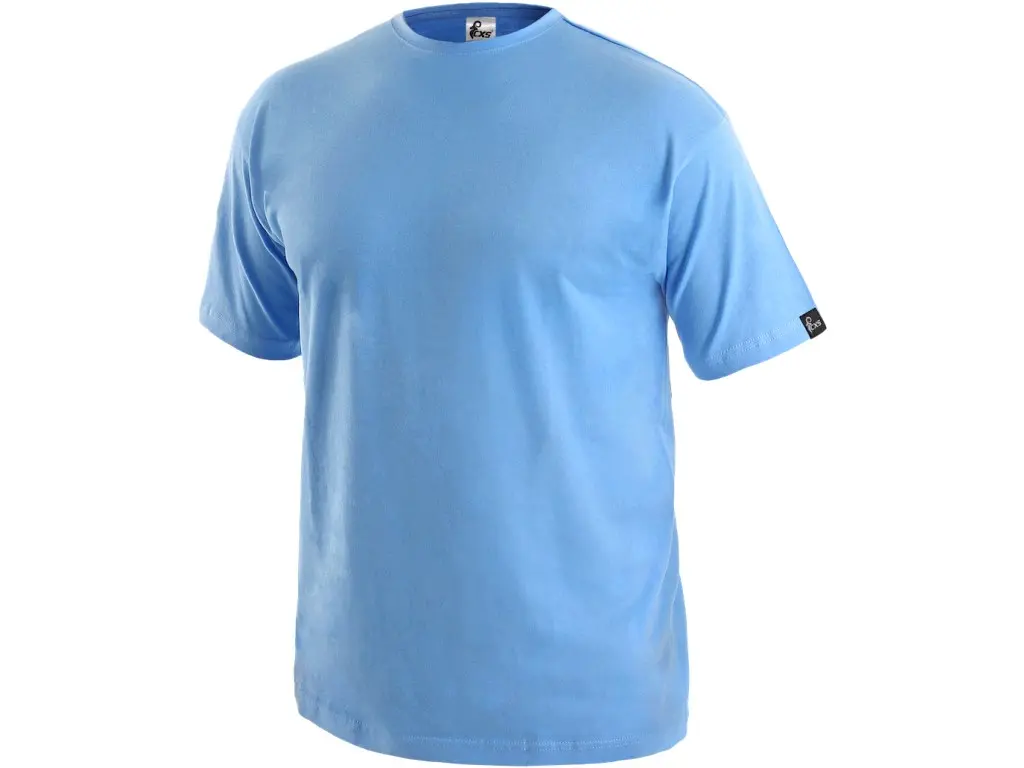 Tričko CXS DANIEL Barva: nebesky modrá, Velikost: XL
