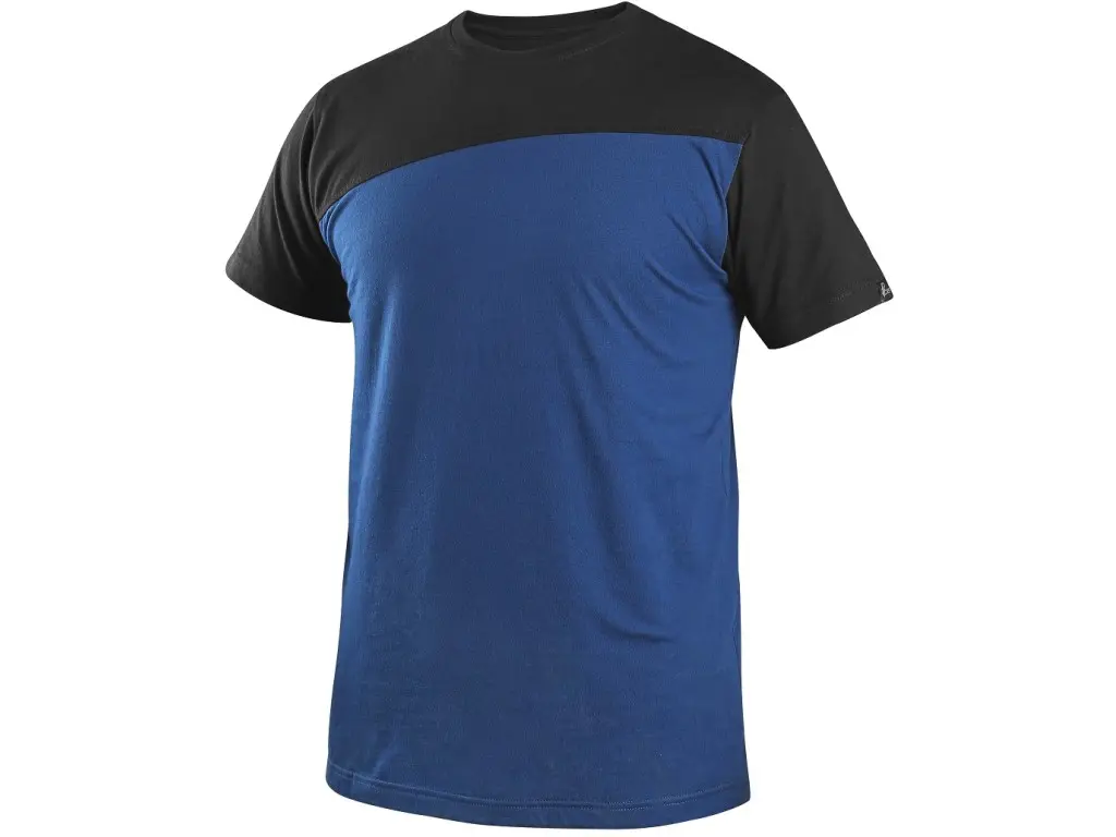 Tričko CXS OLSEN Barva: modrá-černá, Velikost: 3XL