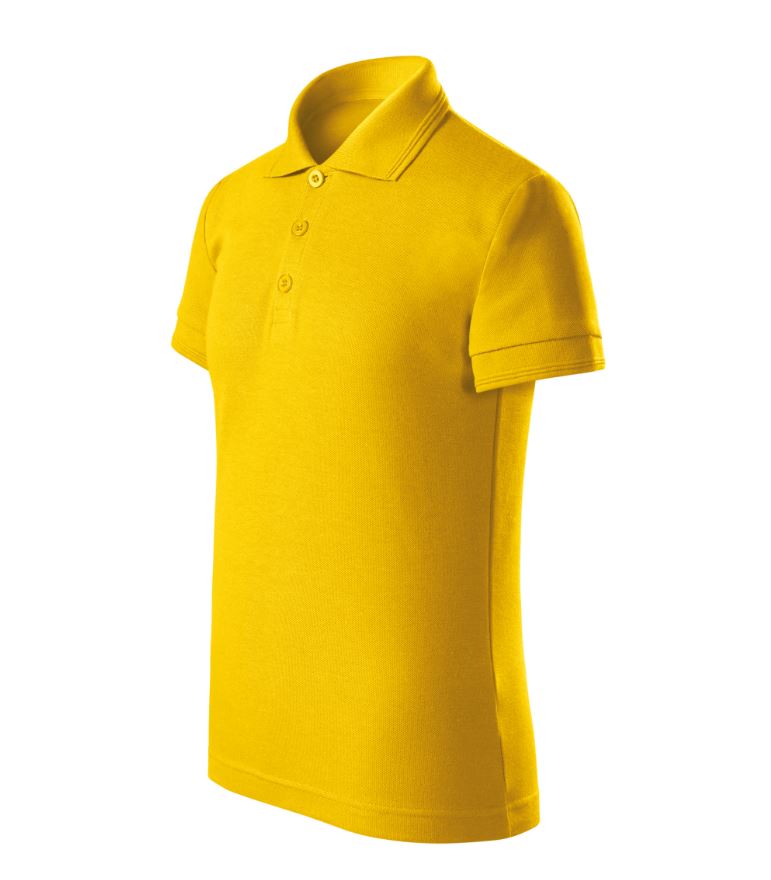 Pique Polo Free Polokošile dětská Barva: žlutá, Velikost: 134 cm/8 let