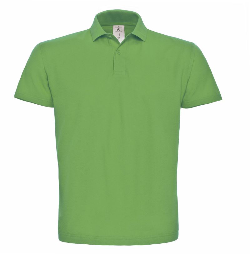 Pánská polokošile Piqué polo ID.001 Barva: trávově zelená, Velikost: XL