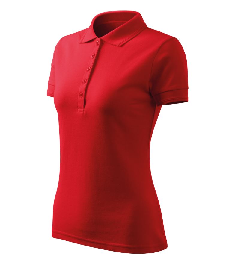 Pique Polo Free Polokošile dámská Barva: červená, Velikost: S