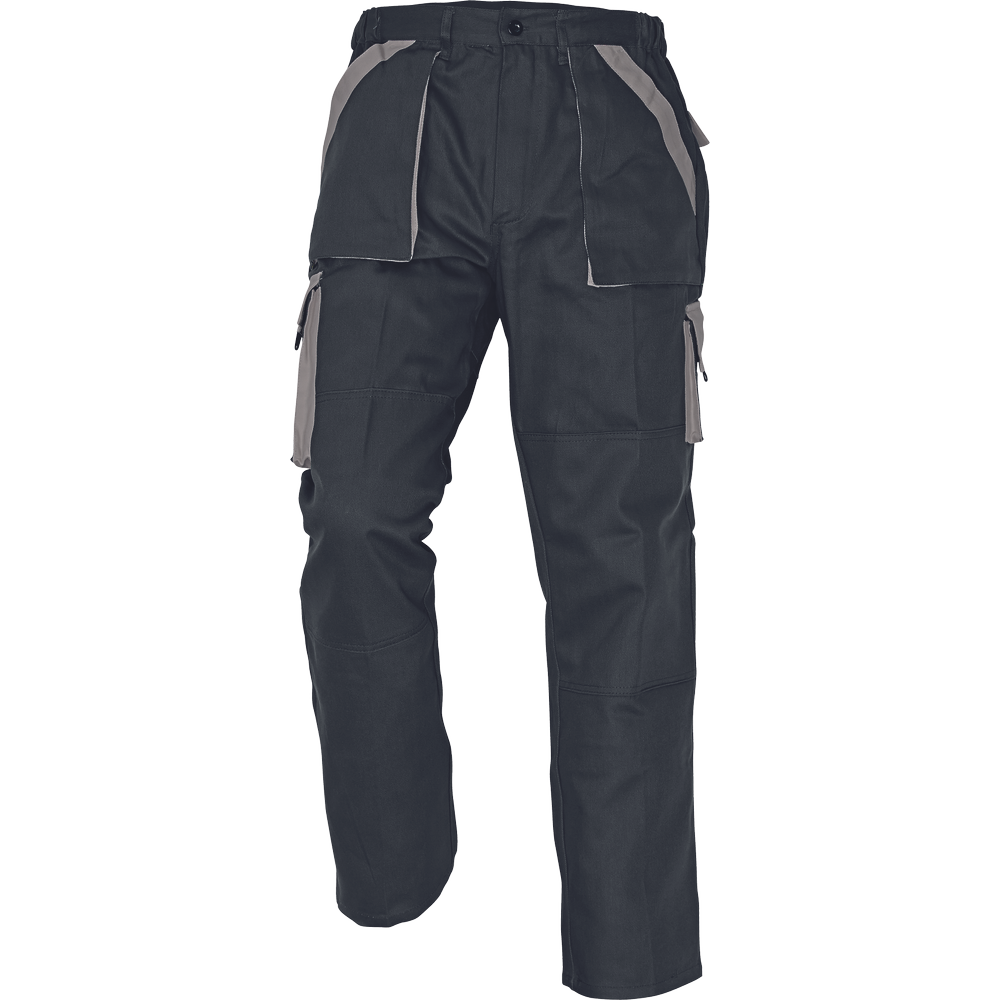Montérkové kalhoty MAX Barva: černá-šedá, Velikost: 56