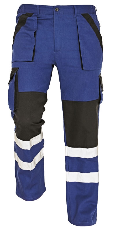 MAX kalhoty s reflex pruhy Barva: modrá, Velikost: 58